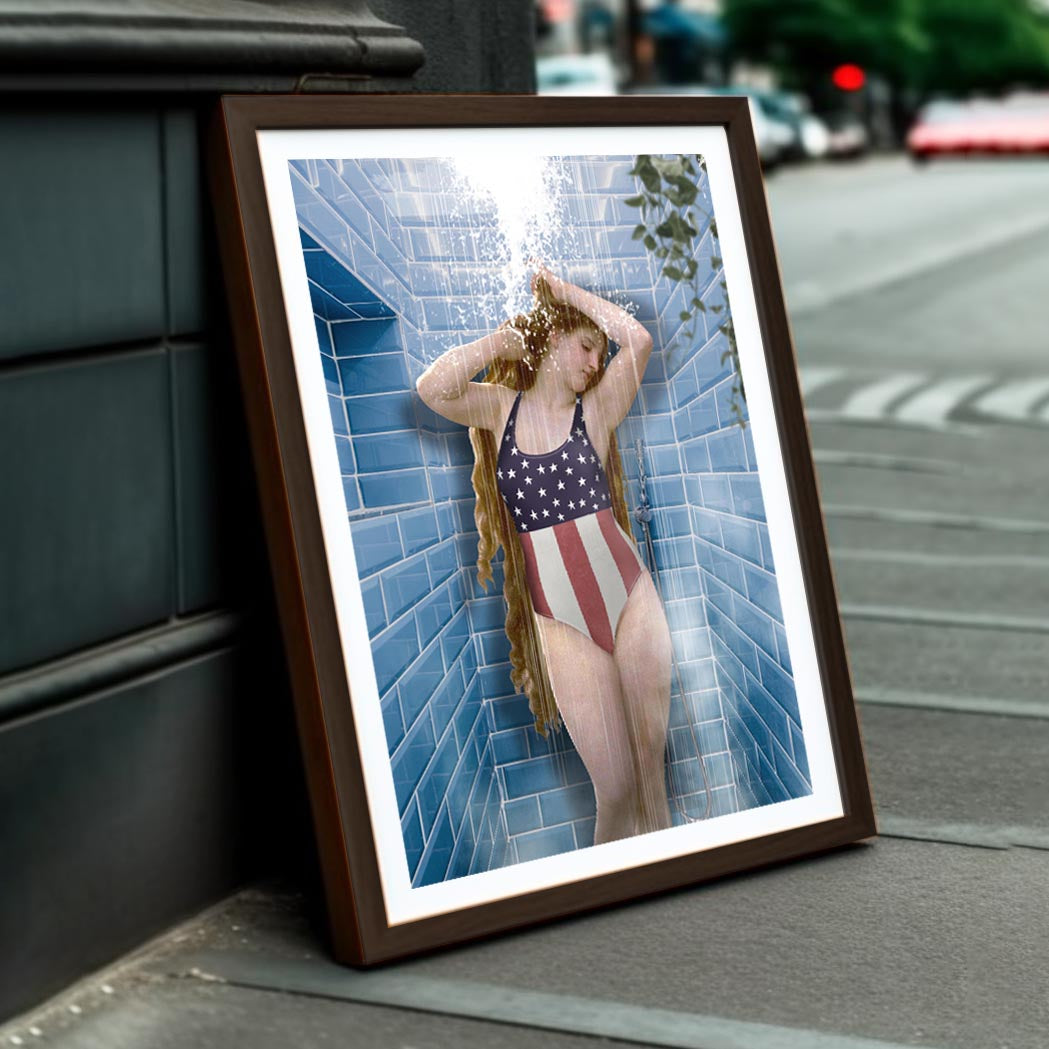 "Beauty In Shower" fine art print