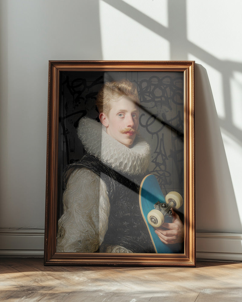 "Baroque Skate" LE 2/5 canvas art print