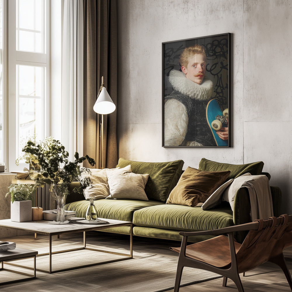 "Baroque Skate" LE 2/5 canvas art print
