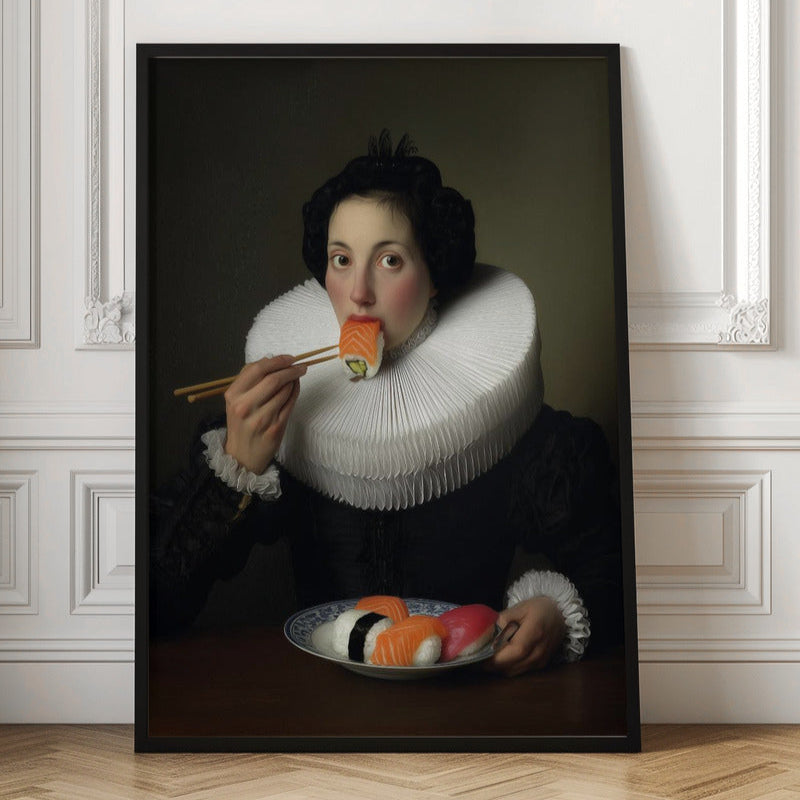 "Baroque Sushi" LE 2/5 canvas art print