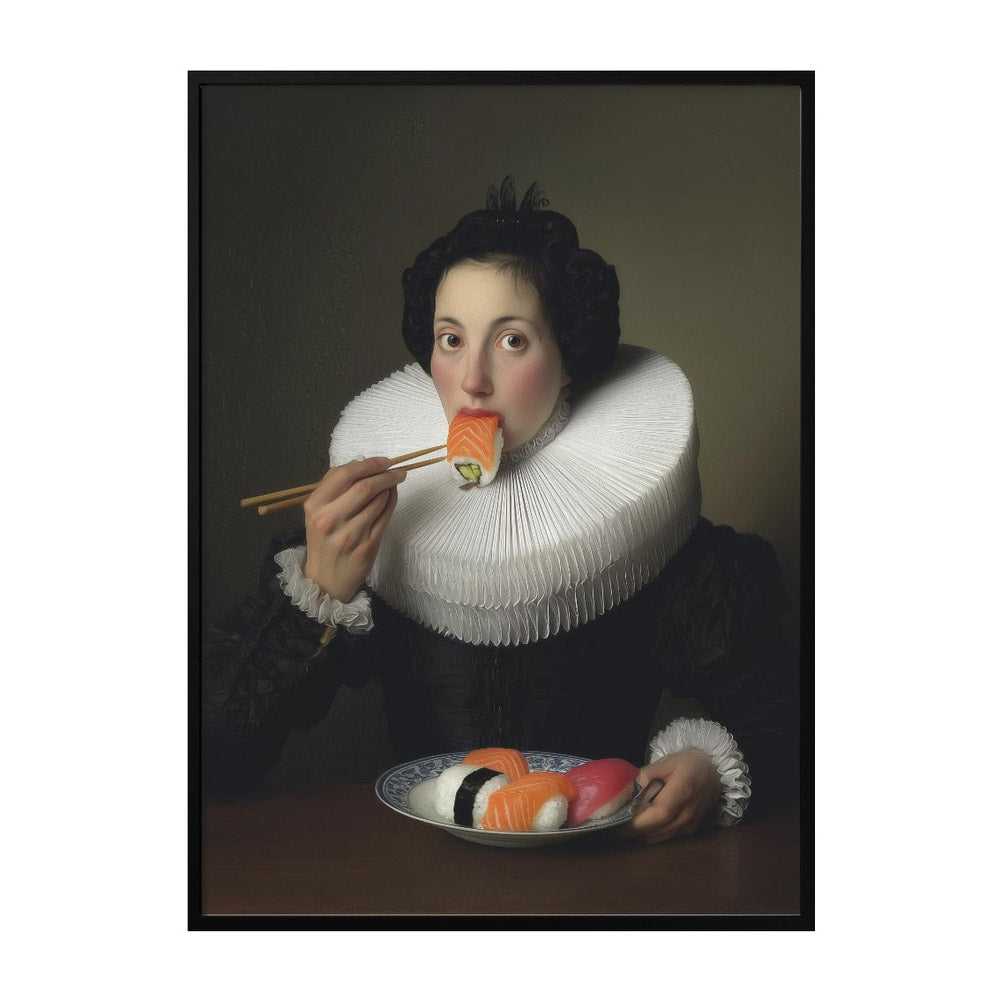 "Baroque Sushi" LE 2/5 canvas art print