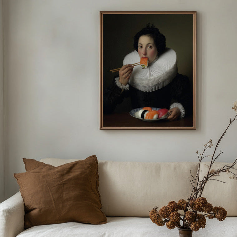 "Baroque Sushi" LE 2/5 canvas art print