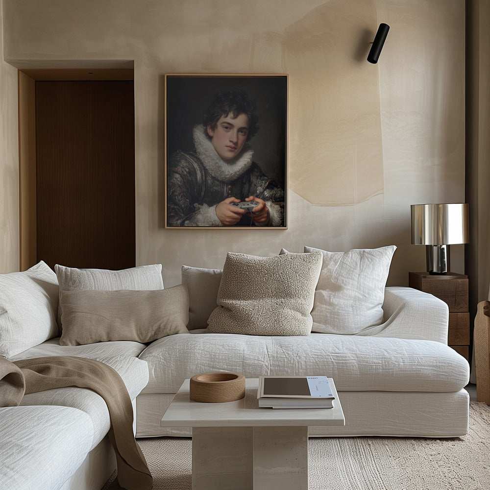"Baroque gamer" LE "SOLD OUT" canvas art print