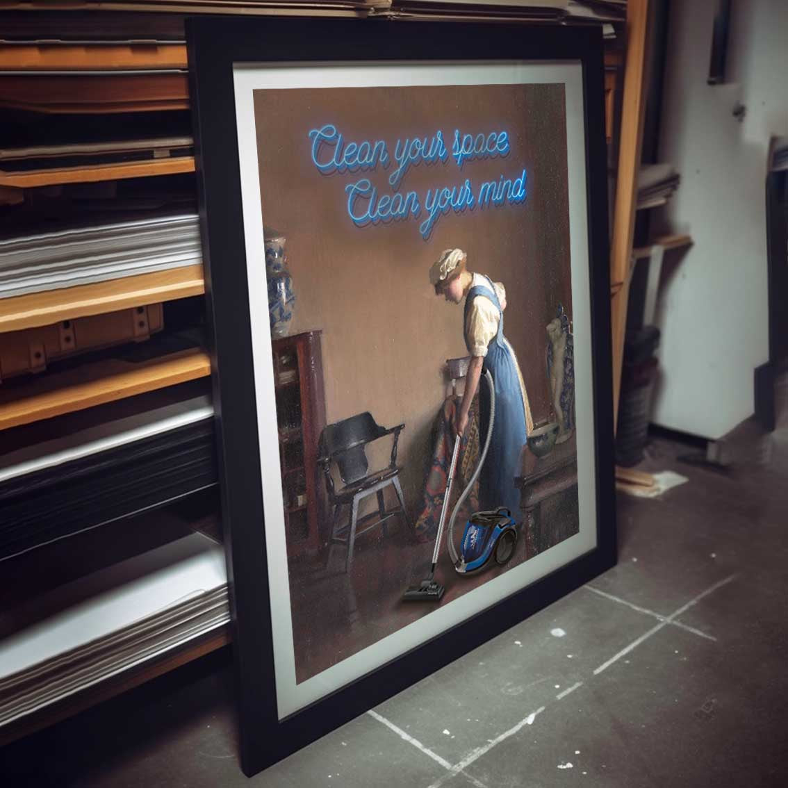 "Clean Your Space" fine art print
