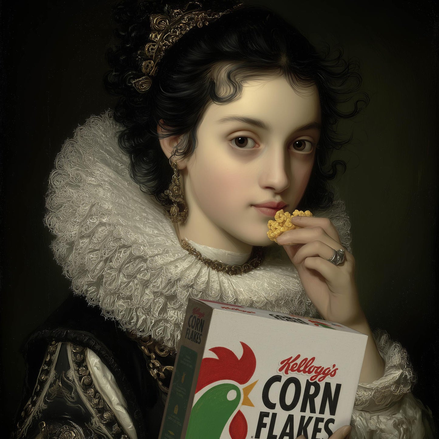 "Cereal Royalty" LE "SOLD OUT" canvas art print
