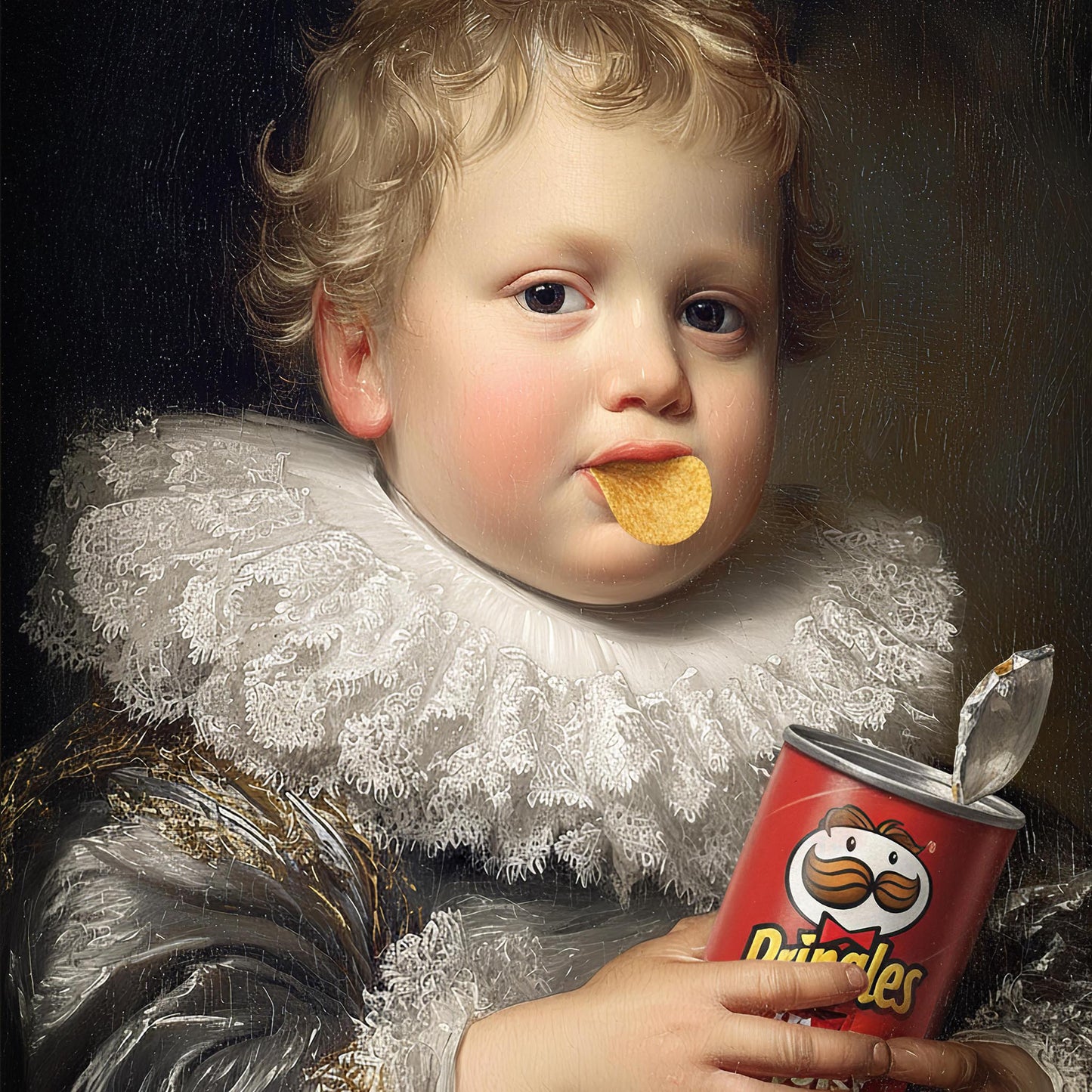 "Chips Baby" LE "SOLD OUT" canvas art print