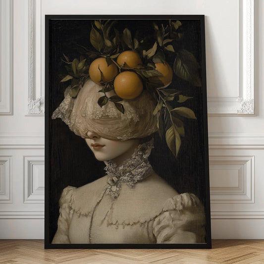 "Orange portrait" LE 2/10 canvas art print