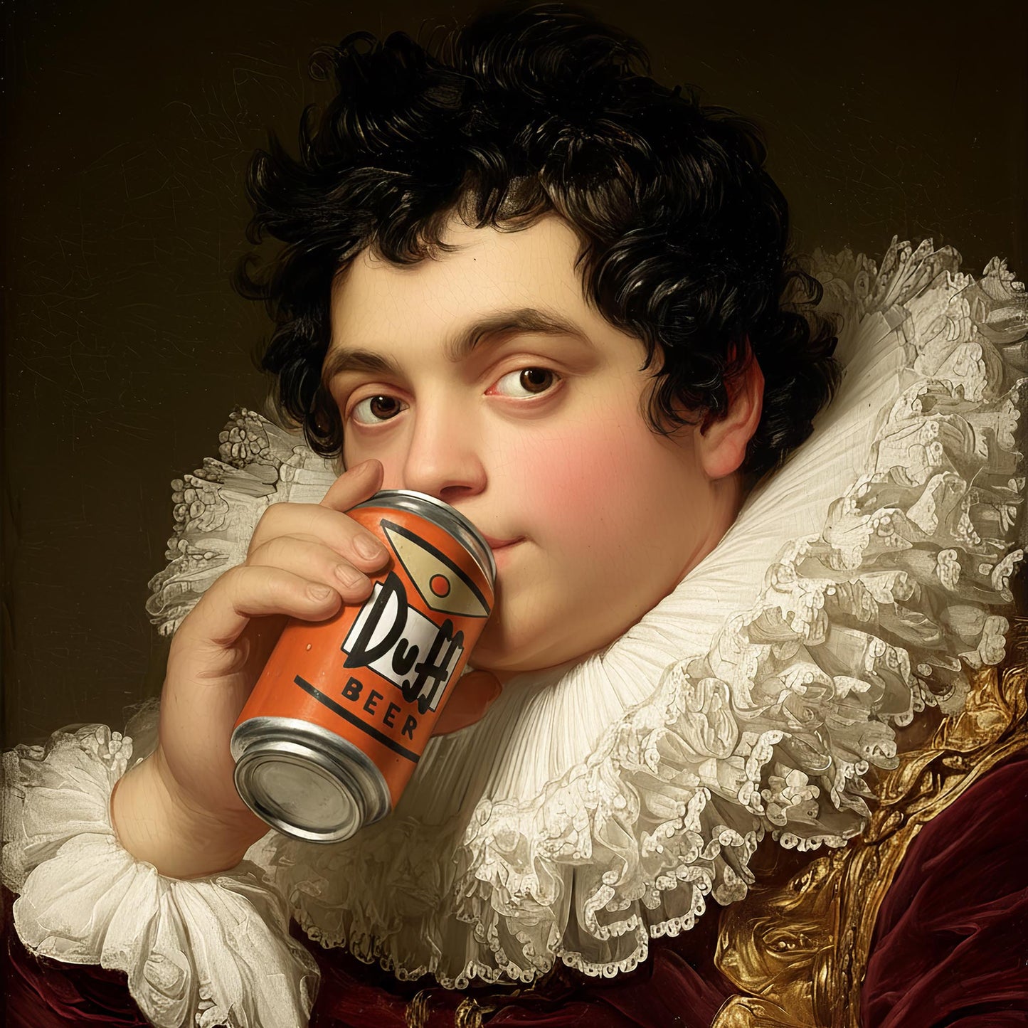 "Duff royal beer " LE "SOLD OUT" canvas art print