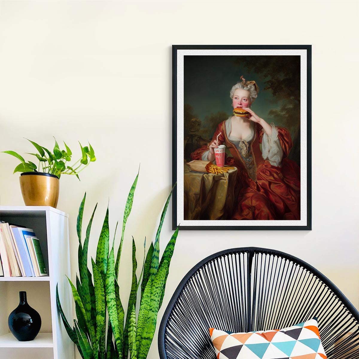 "Fastfood Queen" LE 3/5 canvas art print