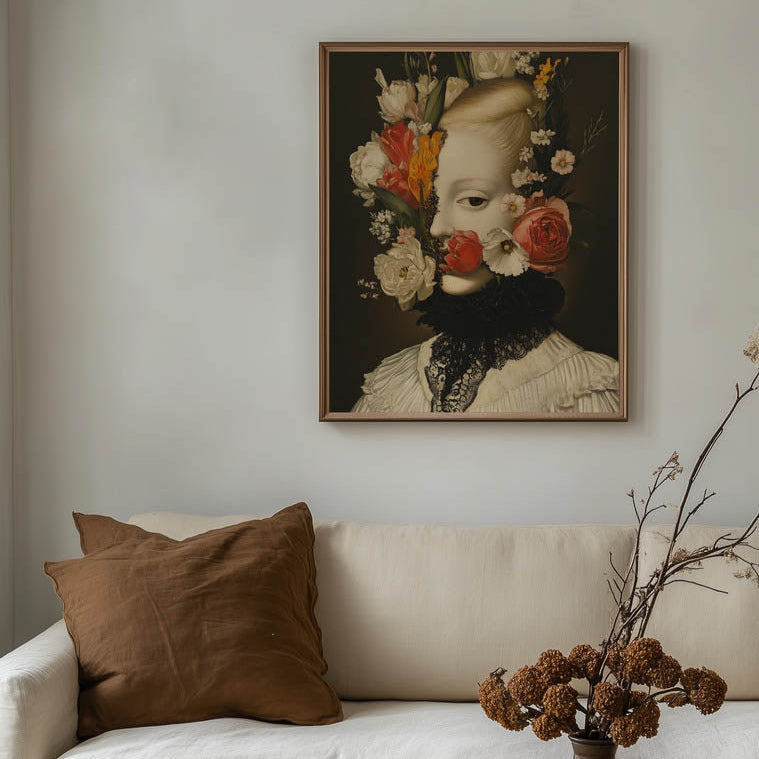 "Floral Illusion" LE 1/5 canvas art print