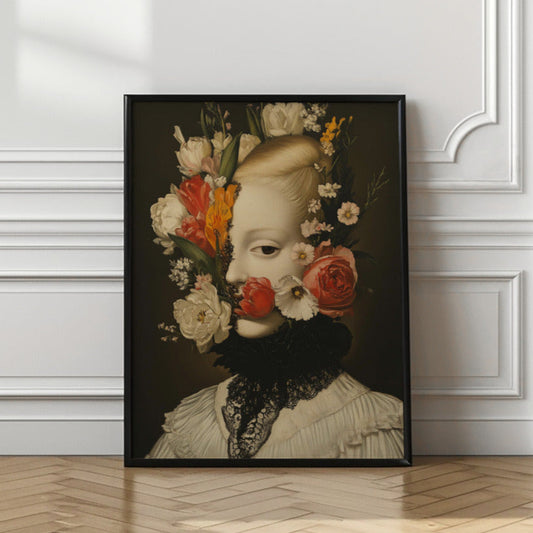 "Floral Illusion" LE 2/5 canvas art print