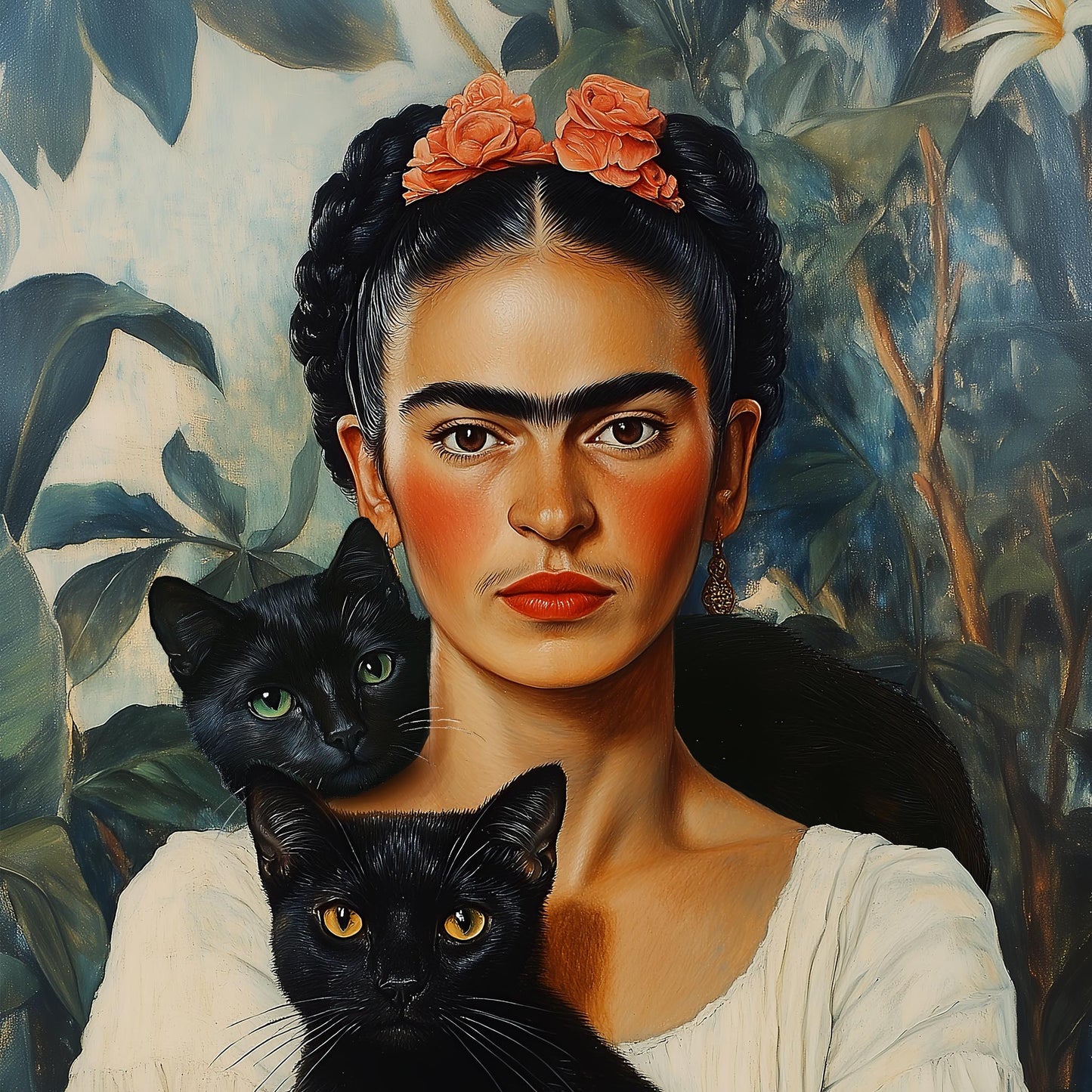"Frida and cats" fine art print