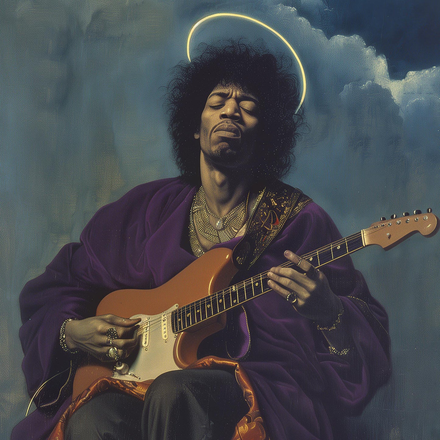 "Hendrix Angel" LE 4/5 canvas art print