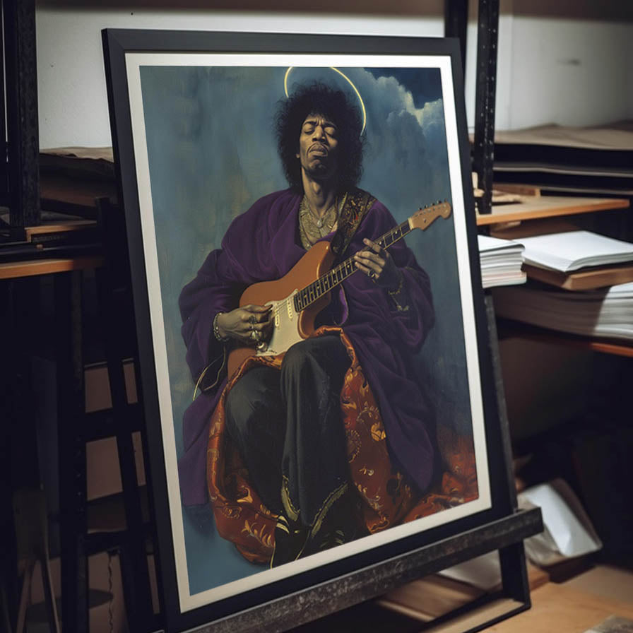 "Hendrix Angel" LE 4/5 canvas art print