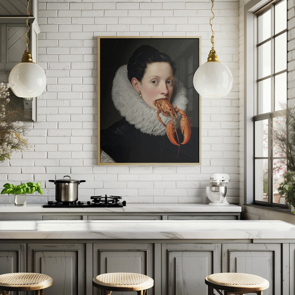 "Lobster Lady" LE 2/5 canvas art print