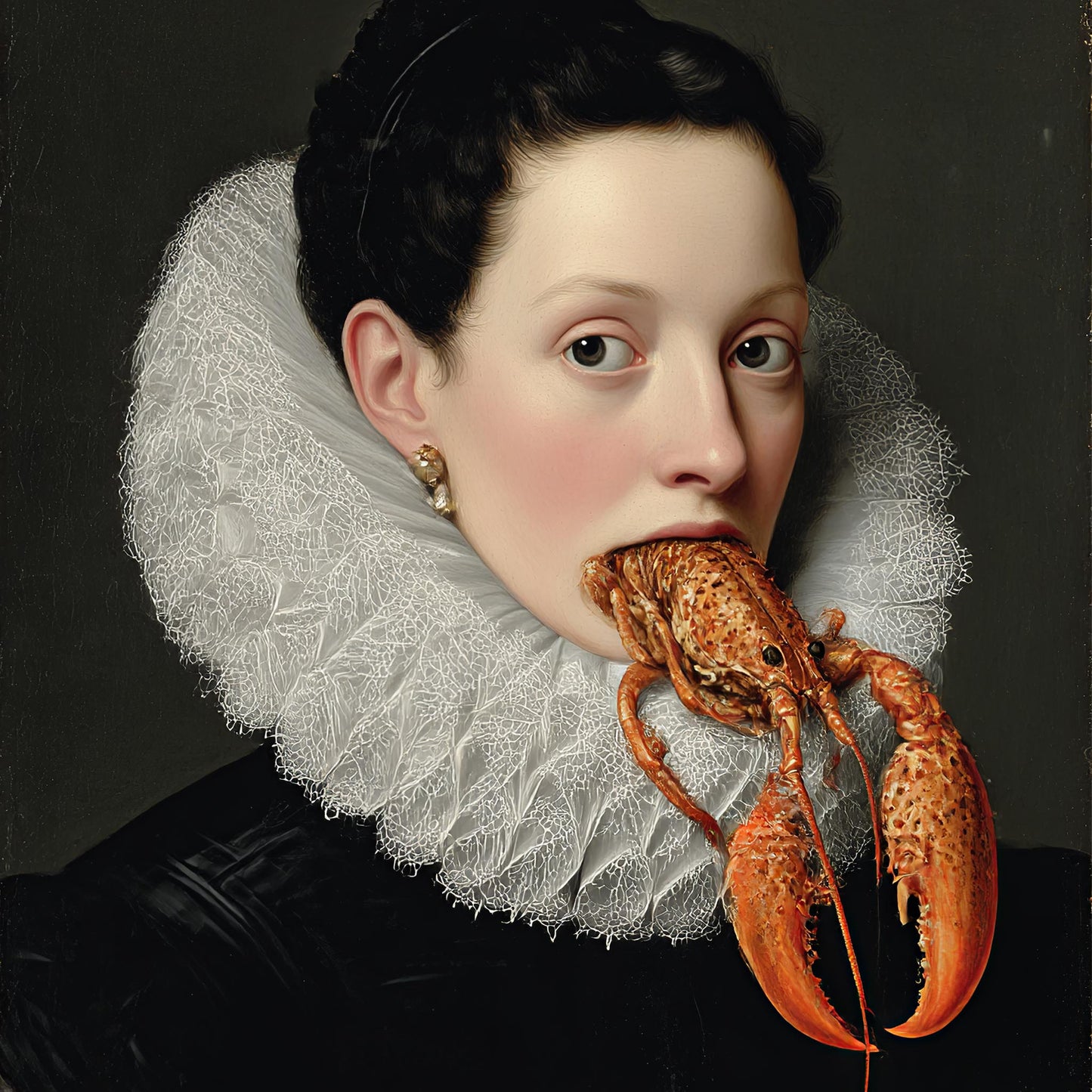 "Lobster Lady" LE 2/5 canvas art print