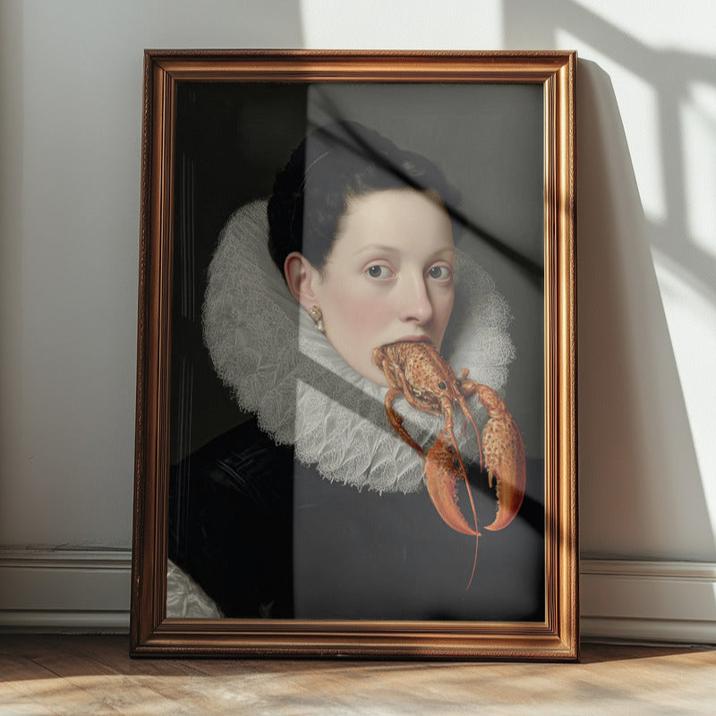 "Lobster Lady" LE 2/5 canvas art print