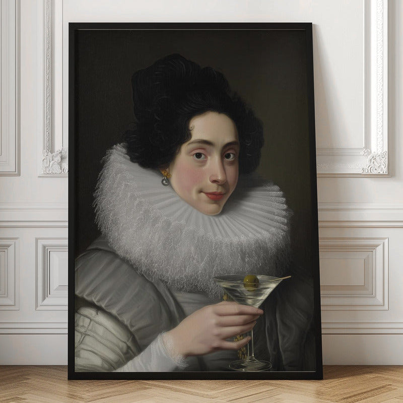 "Martini Lady" LE 2/5 canvas art print