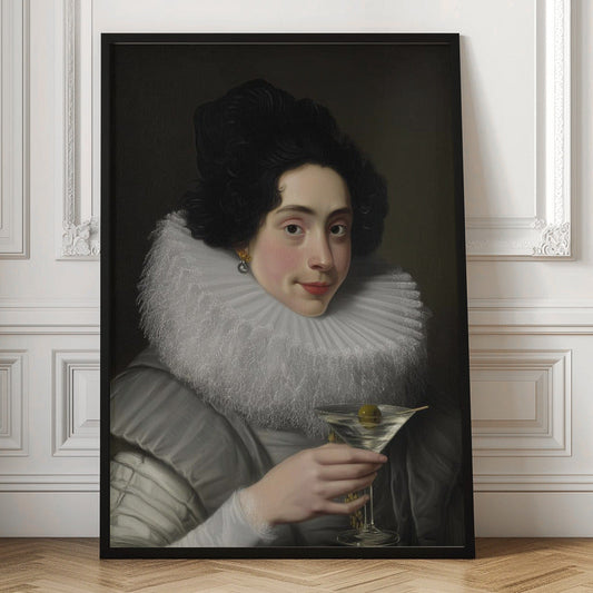 "Martini Lady" LE 2/5 canvas art print