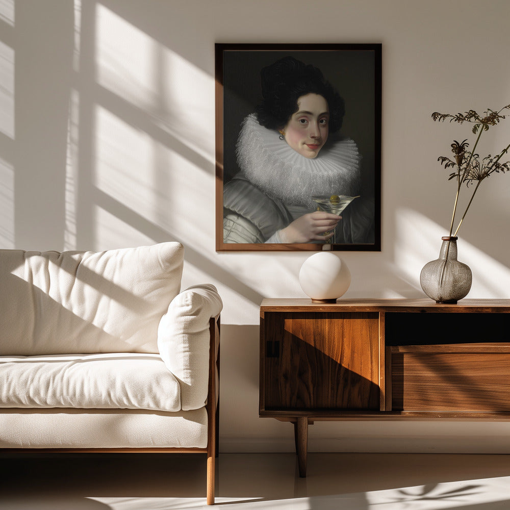 "Martini Lady" LE 2/5 canvas art print