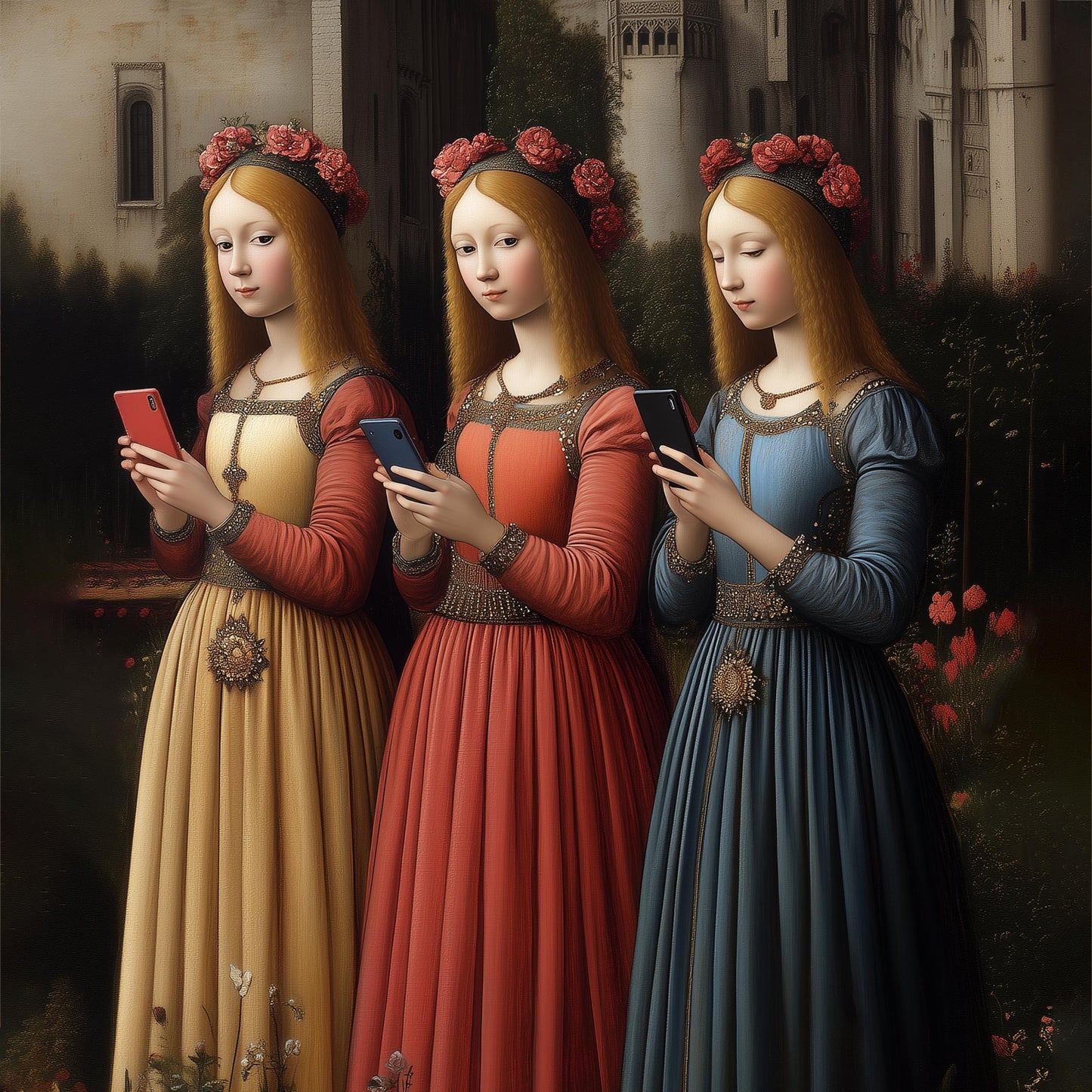 "Antique influencers" fine art print