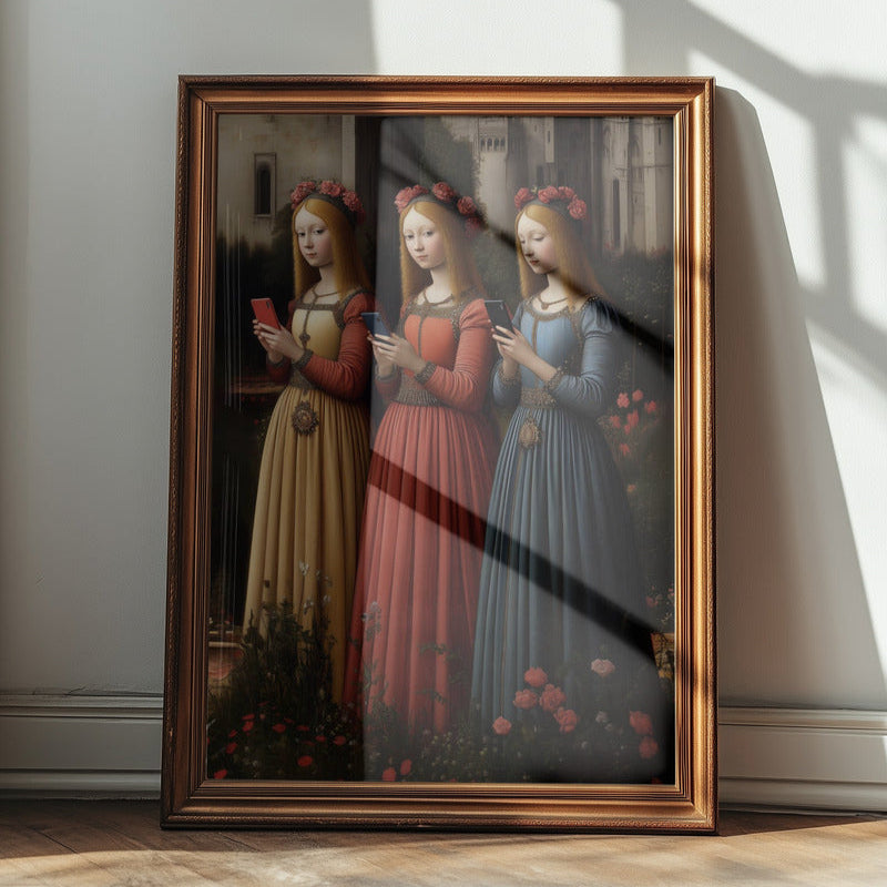 "Antique influencers" fine art print