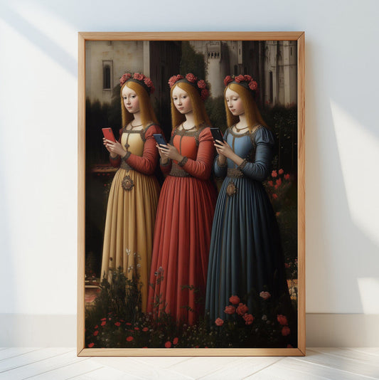 "Antique influencers" fine art print
