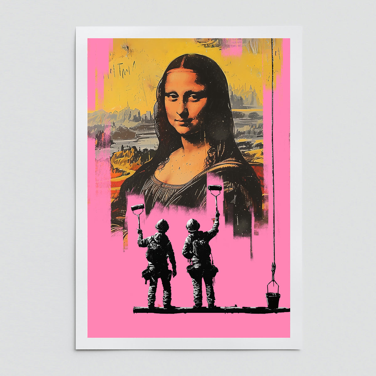 "Mona in Pink" fine art print