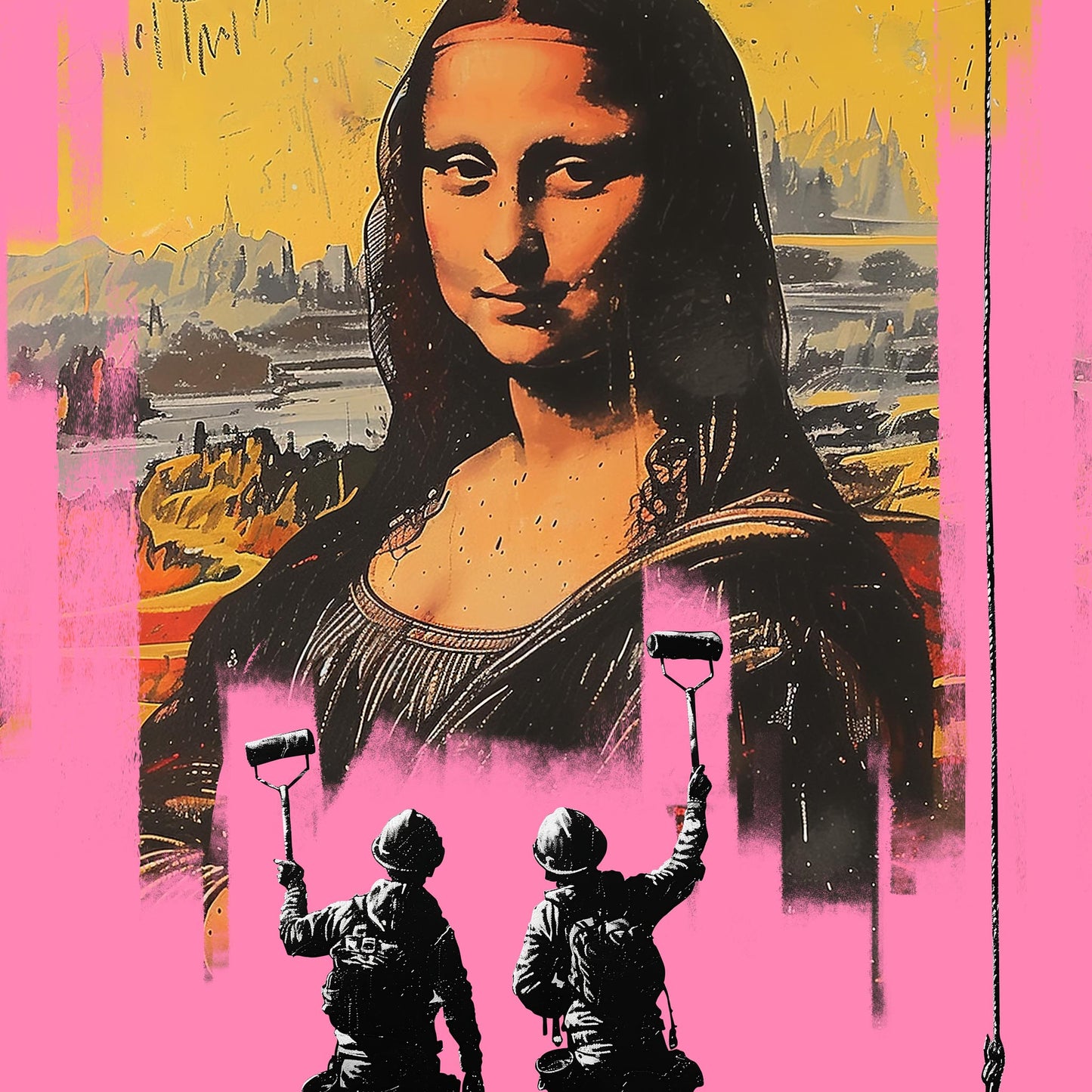 "Mona in Pink" fine art print