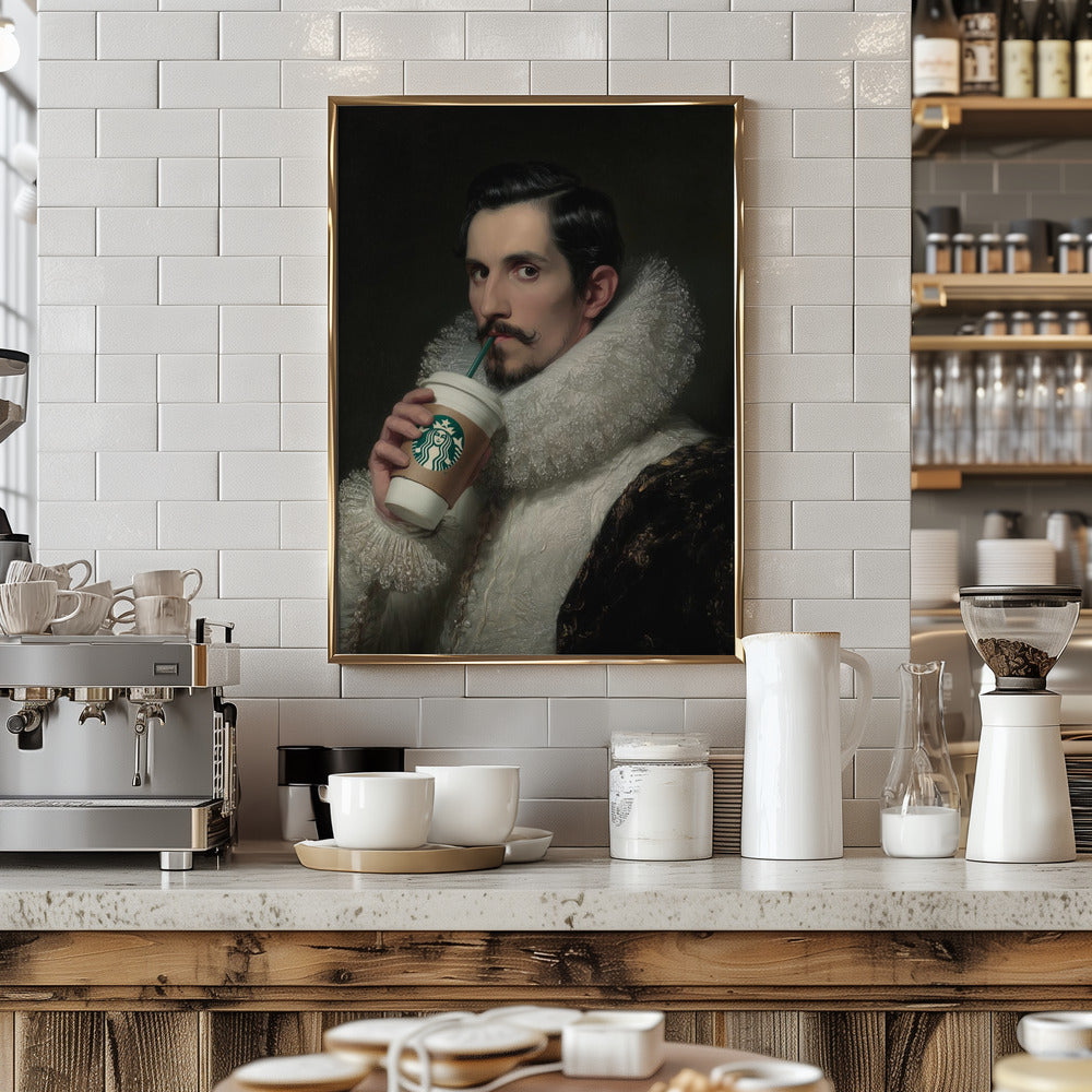 "Noble latte" LE "SOLD OUT" canvas art print