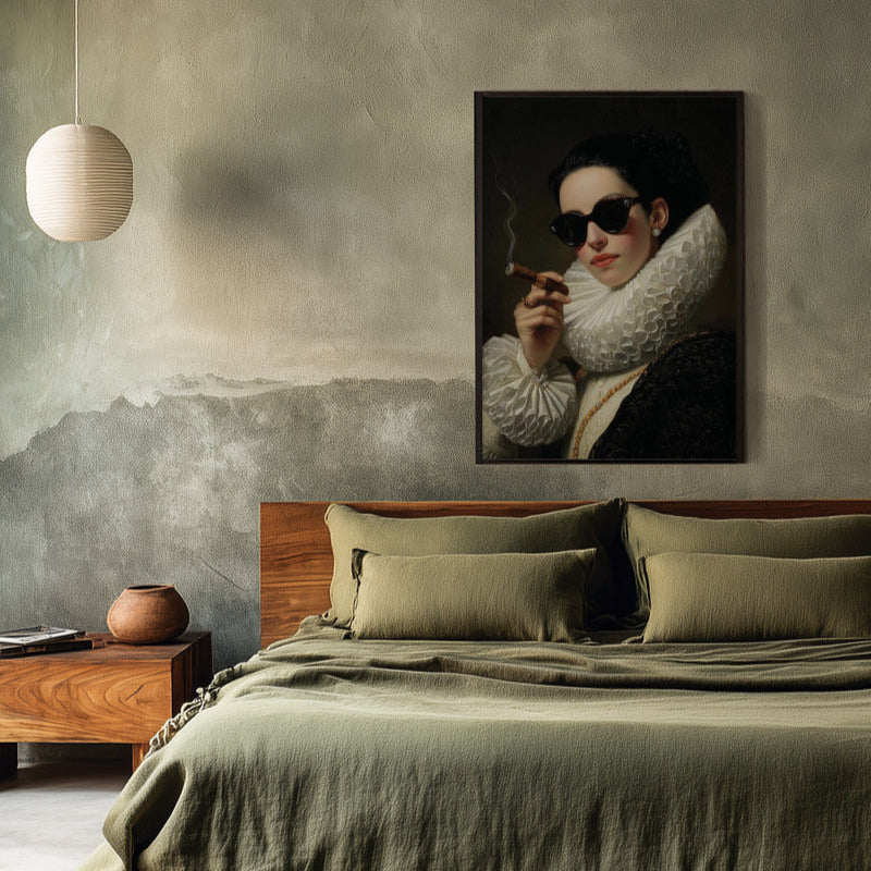 "Noir queen" LE "SOLD OUT" canvas art print