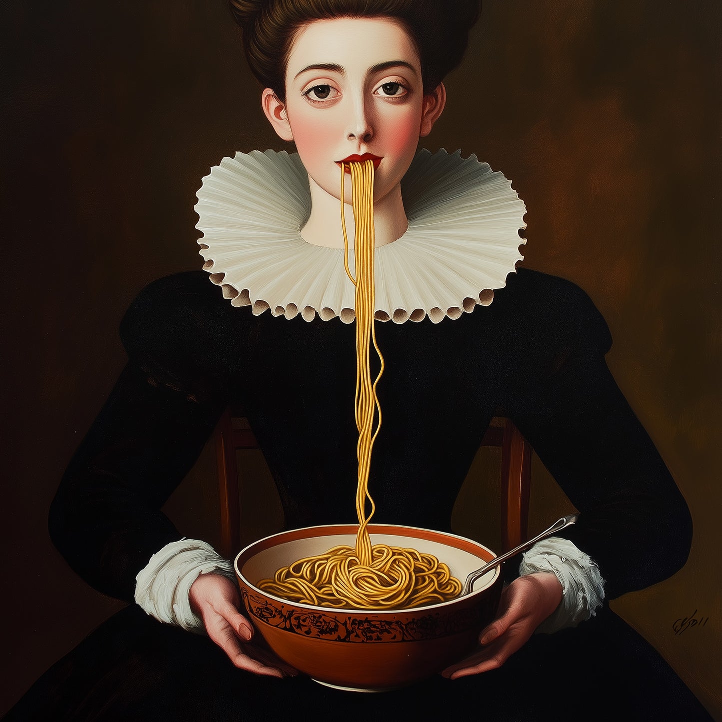 "Pasta la Vista" LE 3/5 canvas art print