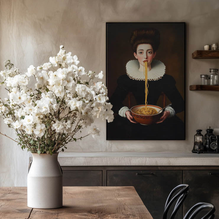 "Pasta la Vista" LE 3/5 canvas art print