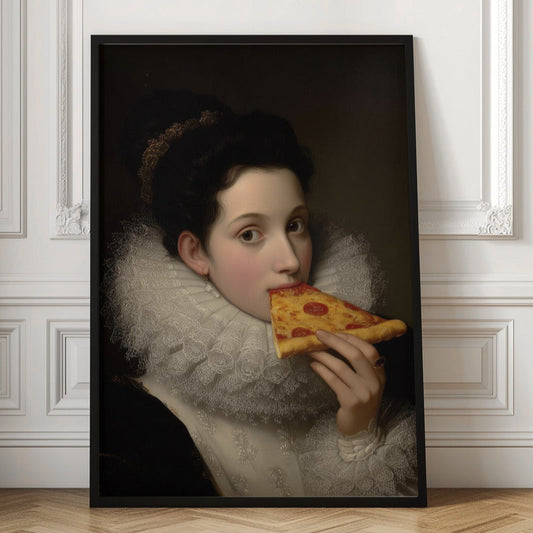 "Pepperoni queen" LE "SOLD OUT" canvas art print