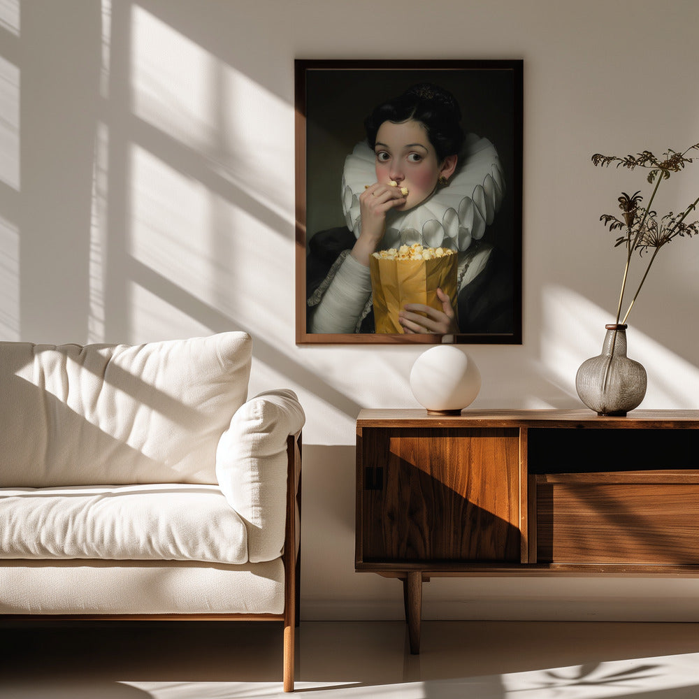 "Popcorn Duchess" LE 3/5 canvas art print