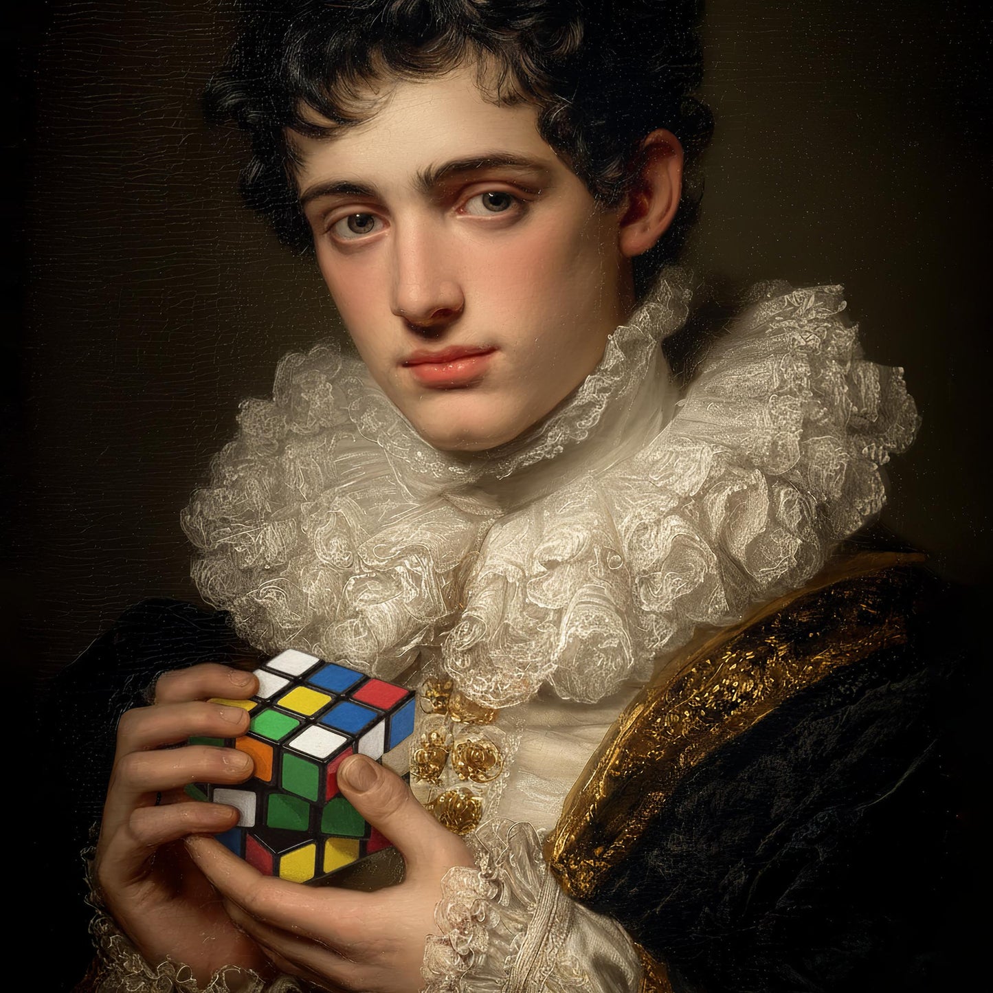 "Royal Cube" LE "SOLD OUT" canvas art print