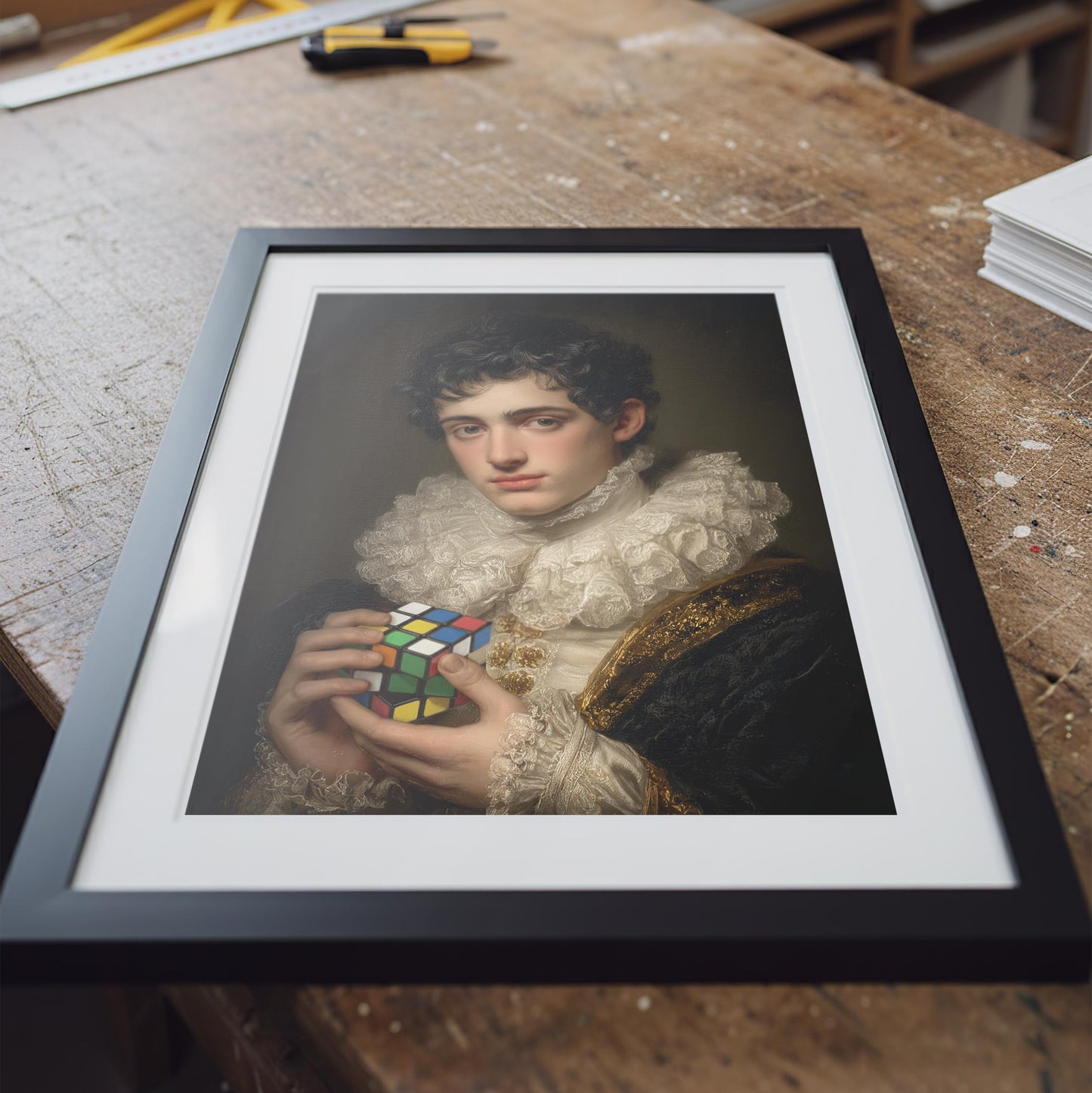 "Royal Cube" LE "SOLD OUT" canvas art print