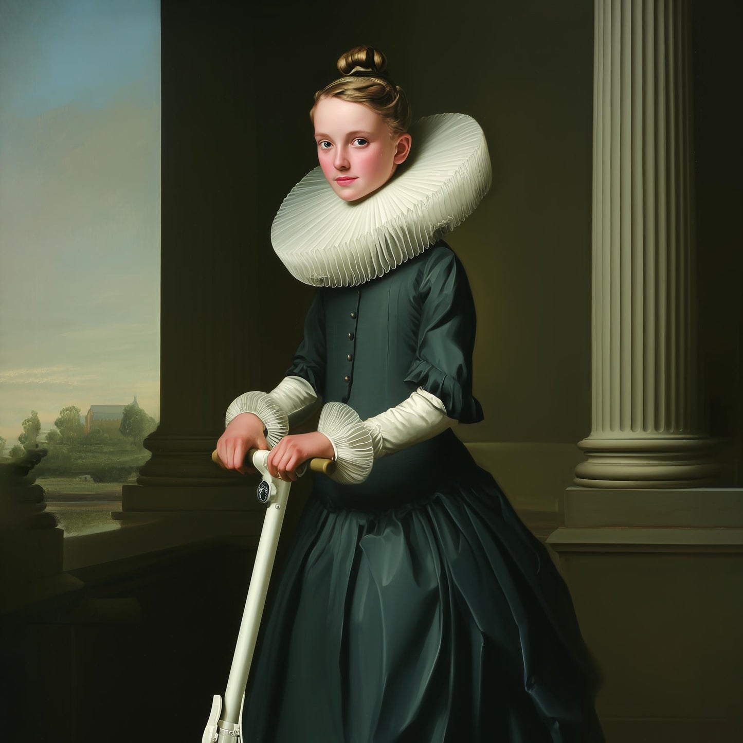 "Scooter Elegance" LE 3/5 canvas art print
