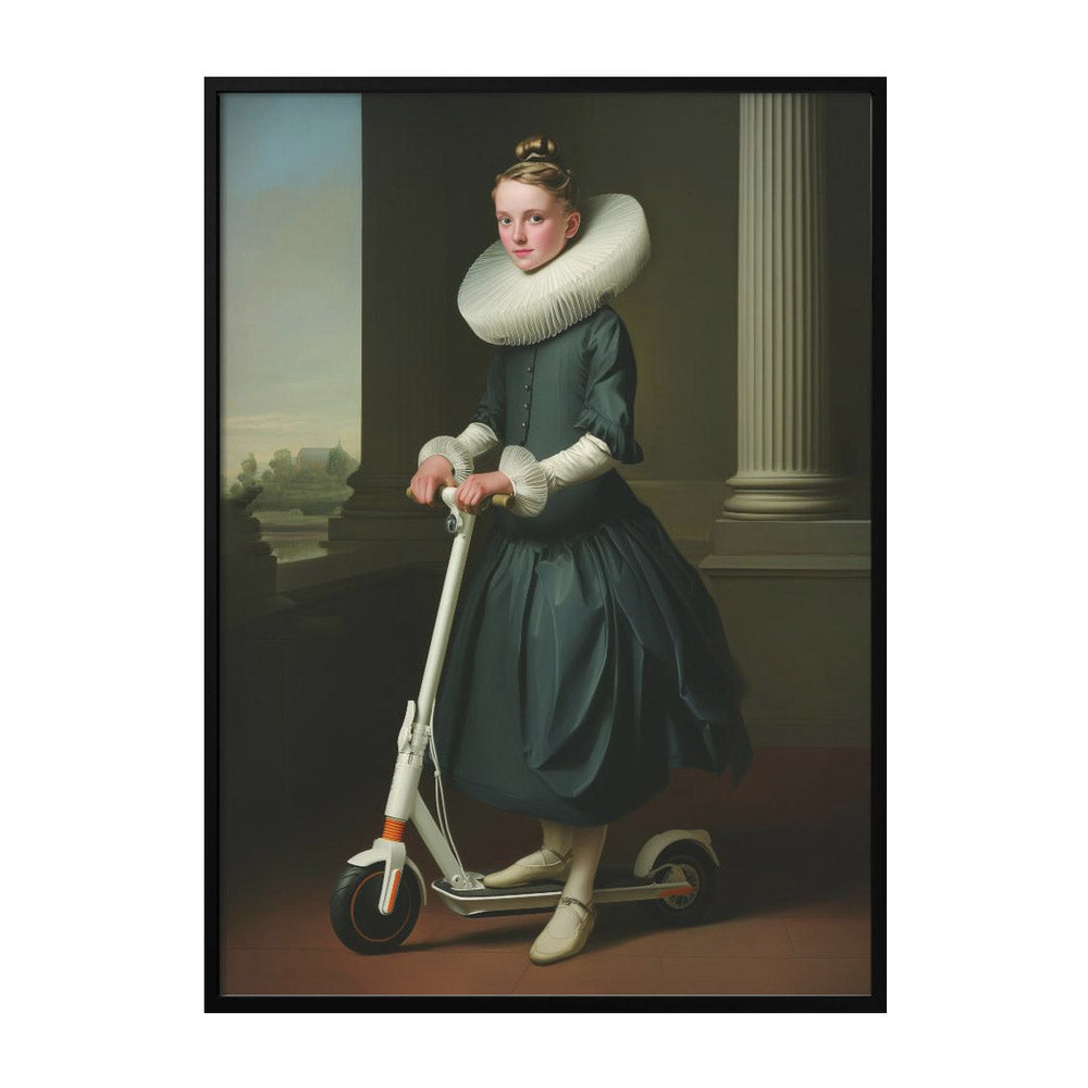 "Scooter Elegance" LE 3/5 canvas art print
