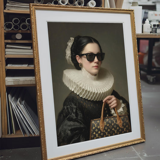 "Trendy Queen" LE "SOLD OUT" canvas art print
