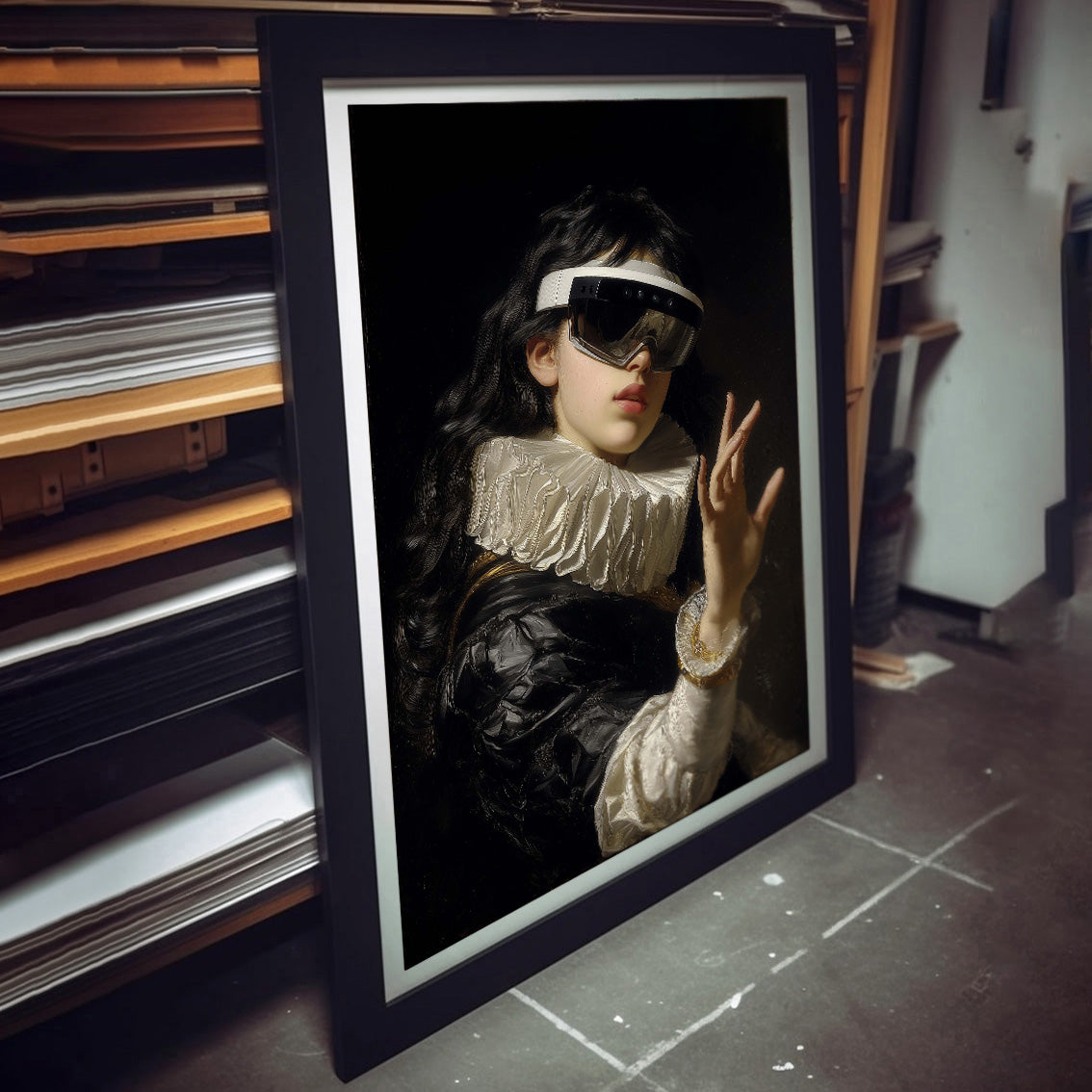 "Virtual queen" LE "SOLD OUT" canvas art print