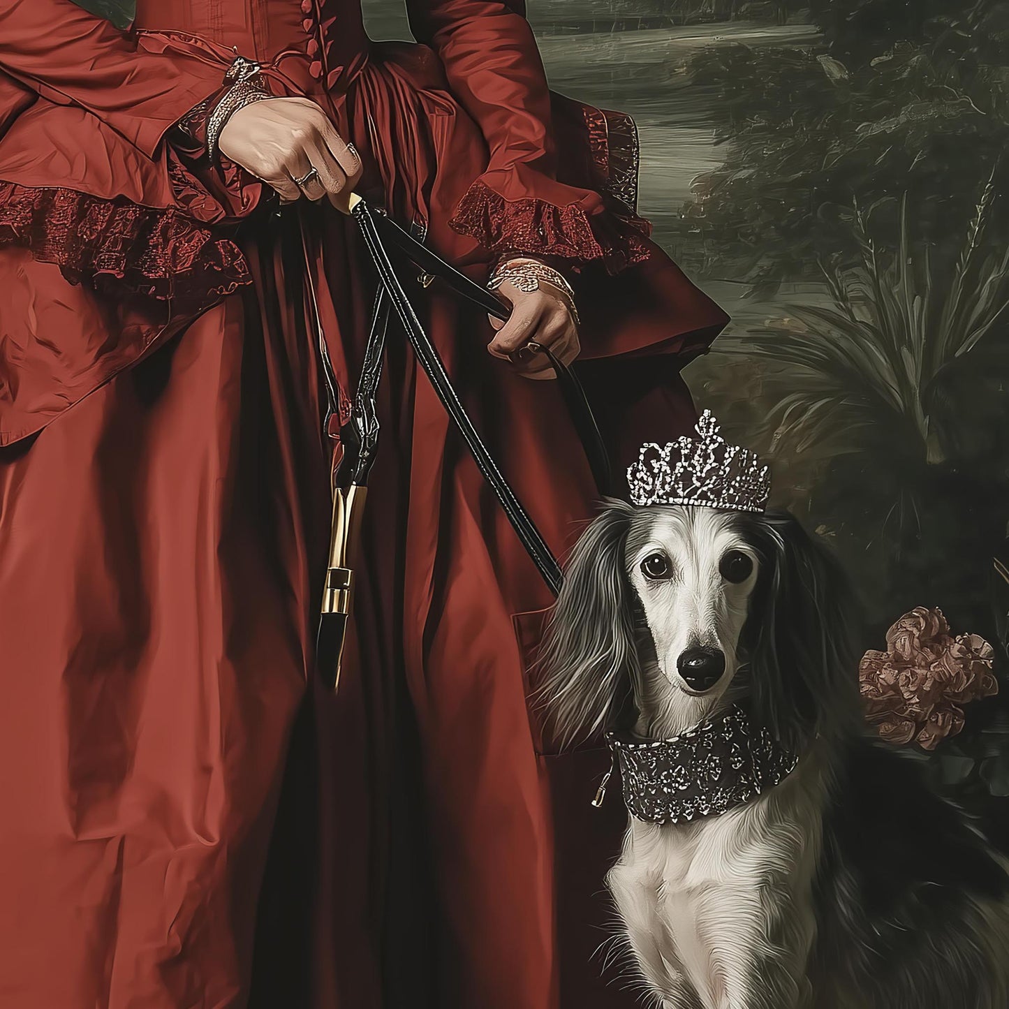 "Walk with princess" LE 3/5 canvas art print