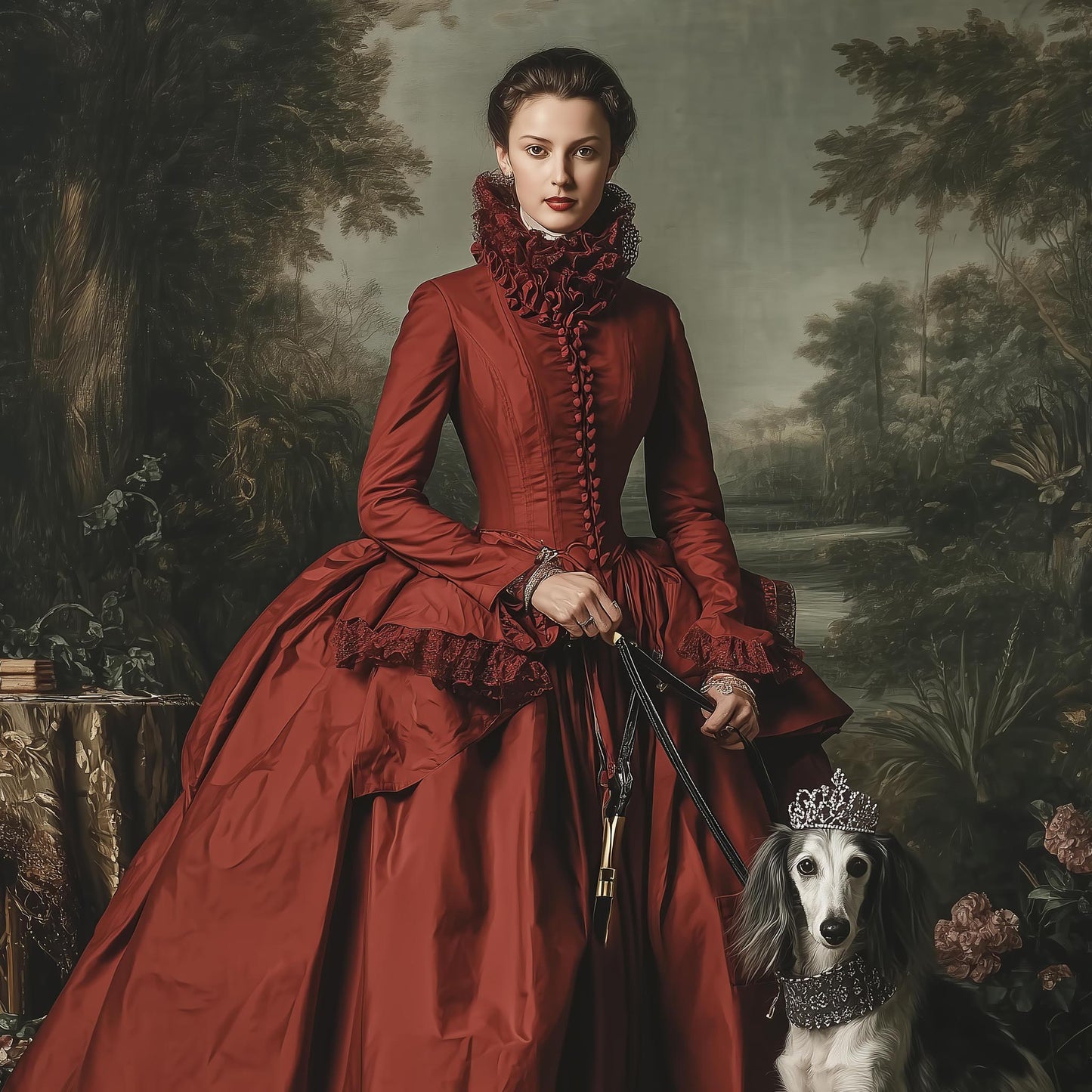 "Walk with princess" LE 3/5 canvas art print