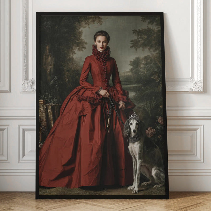 "Walk with princess" LE 3/5 canvas art print