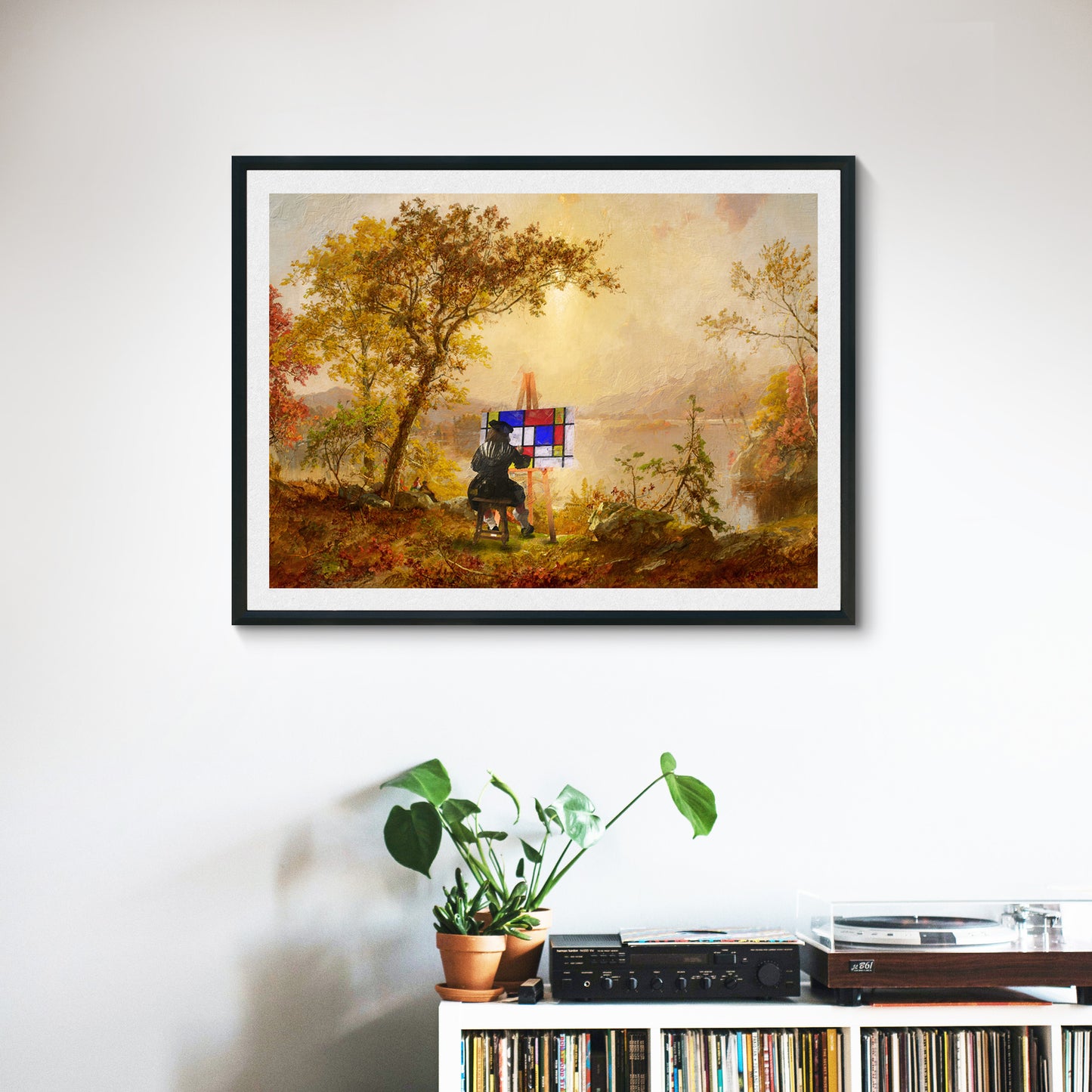 "Authentic Cubist Landscape" fine art print