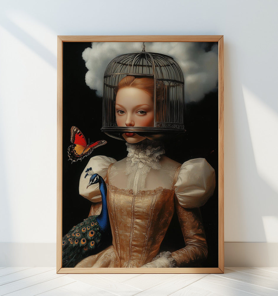 "Beauty cage" LE 2/10 canvas art print