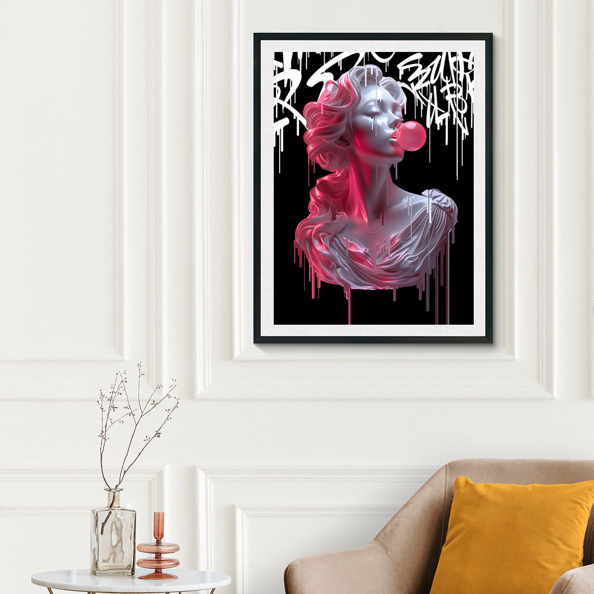 "Bubblegum Athenea" fine art print