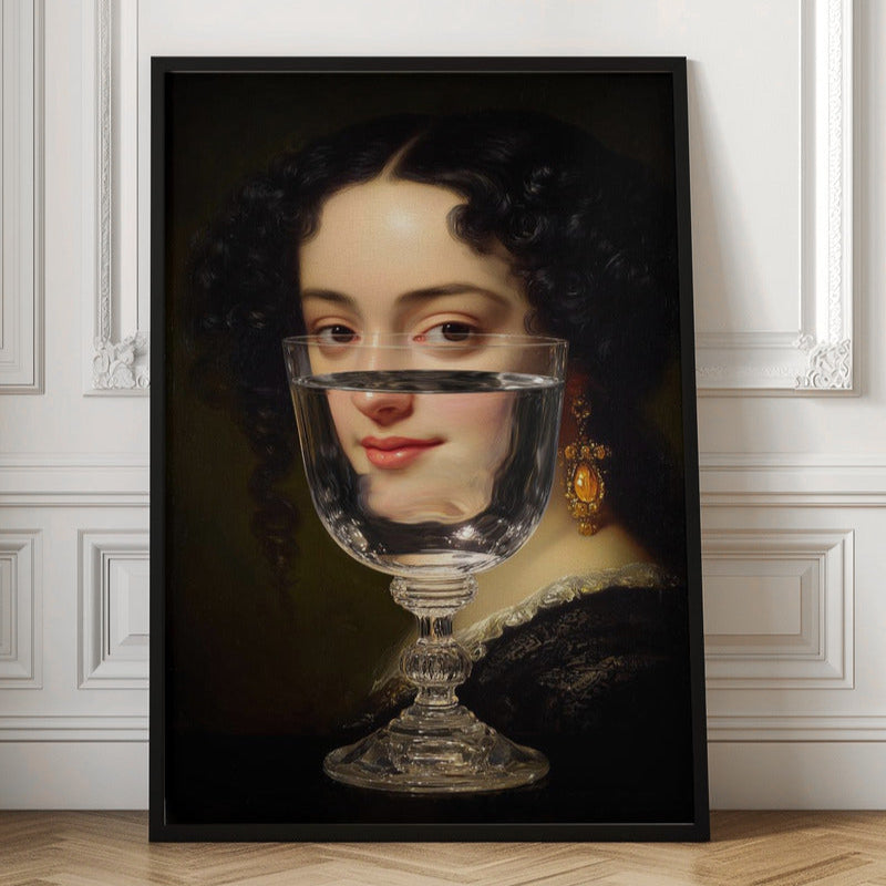 "Distorted Lady" LE "SOLD OUT" canvas art print