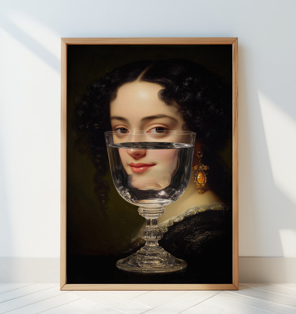 "Distorted Lady" LE "SOLD OUT" canvas art print