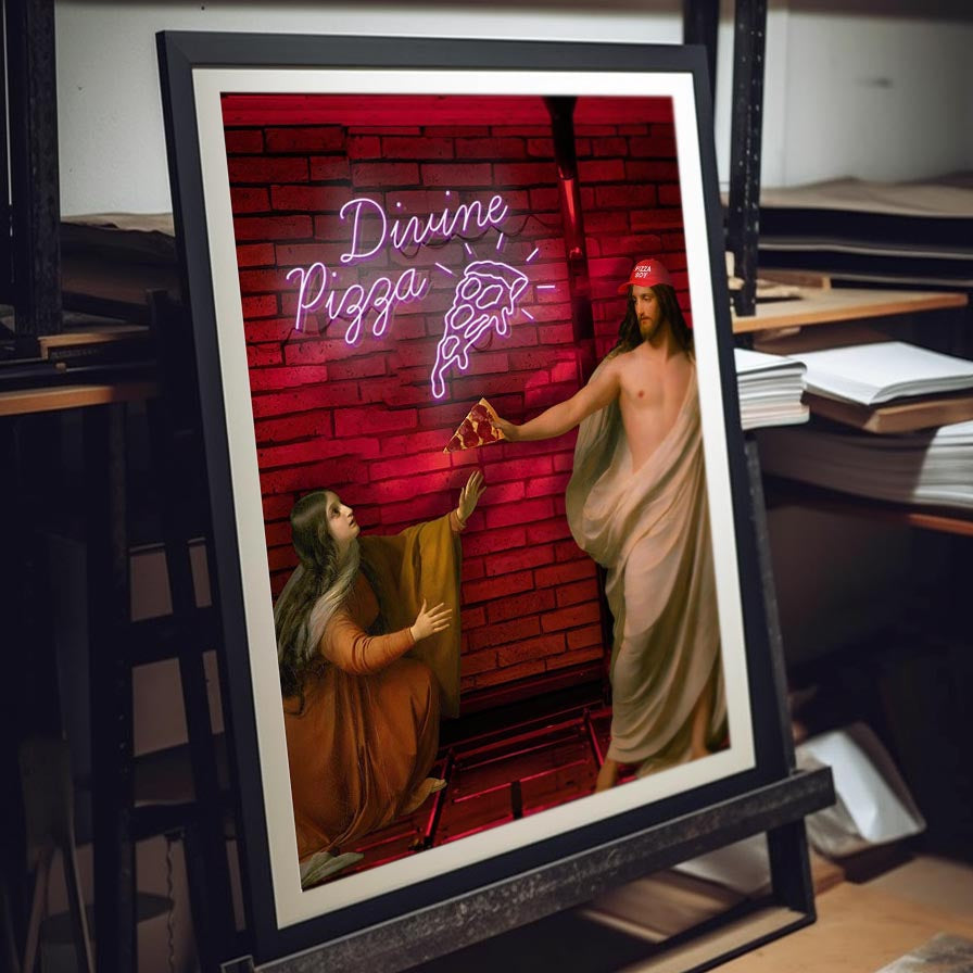 "Divine Pizza" fine art print